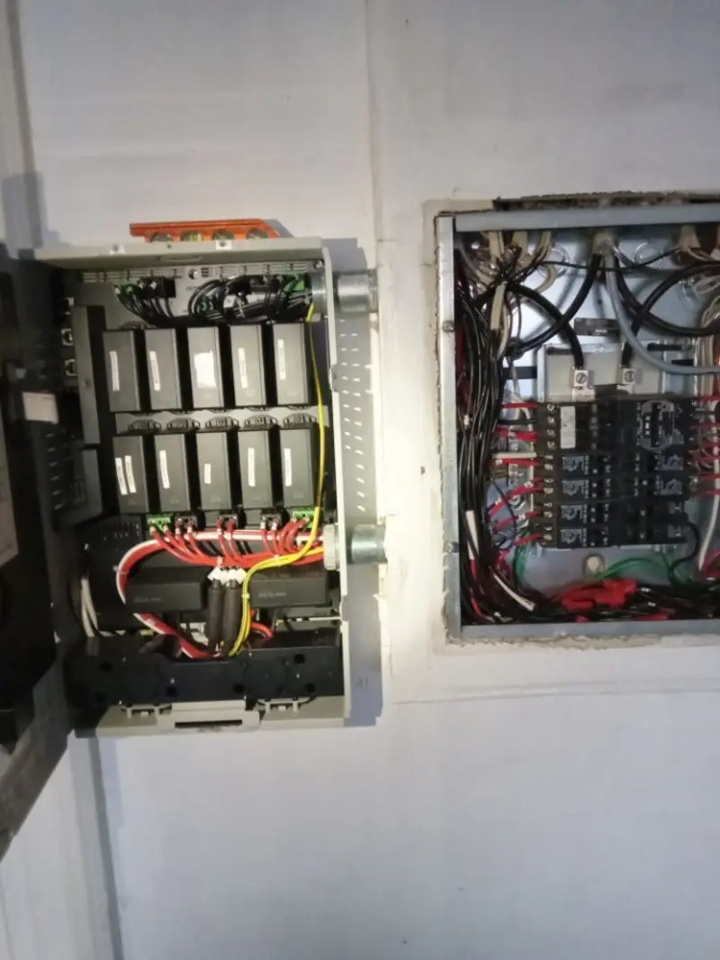 Electrical panel upgrade completed for Security Camera Wiring in Gothenburg